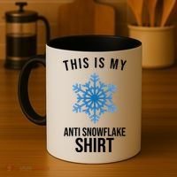 This Is My Anti Snowflake Shirt Winter Coffee Mug thumb 4