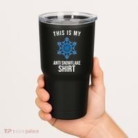 This Is My Anti Snowflake Shirt Winter Tumbler thumb 2