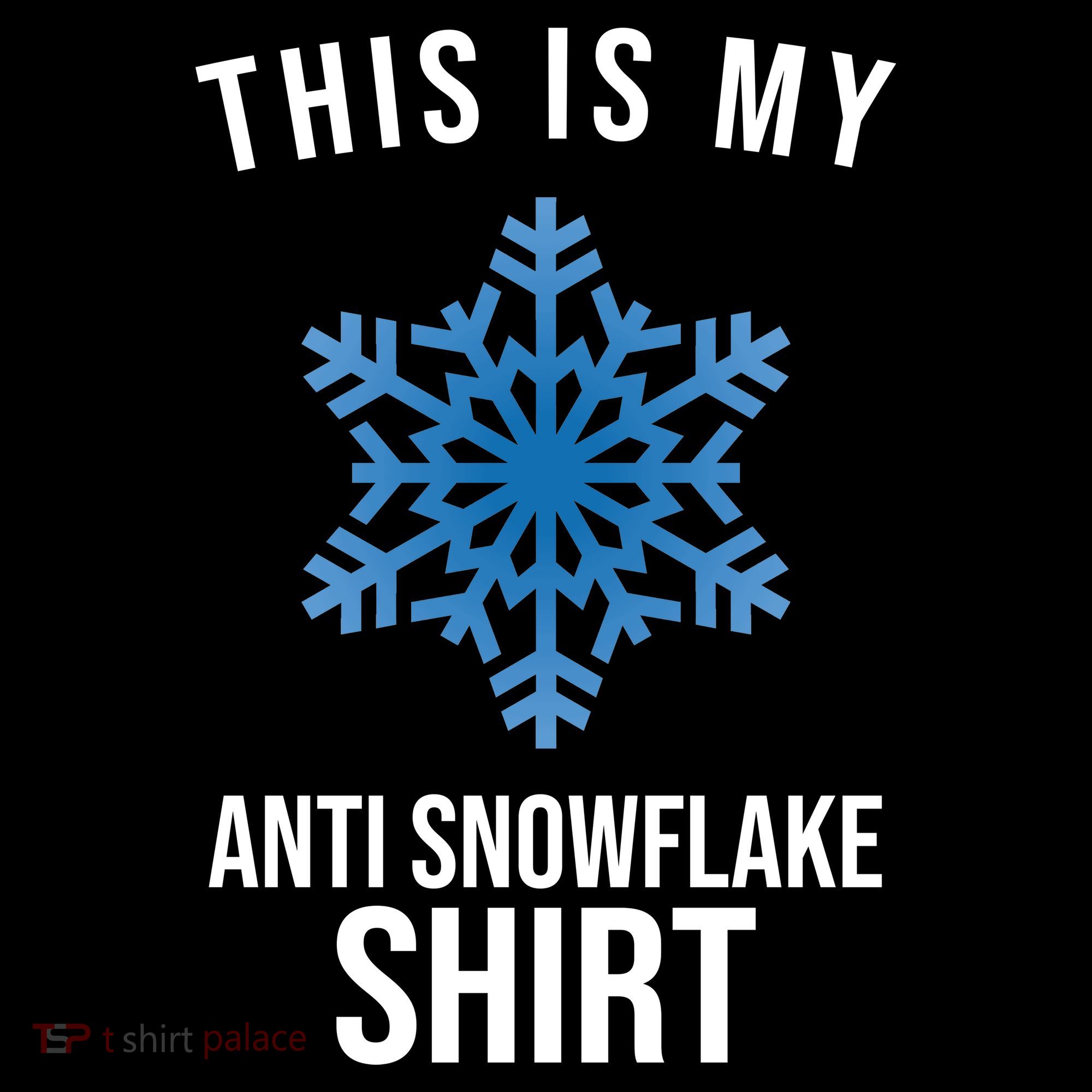 This Is My Anti Snowflake Shirt Winter Ornament