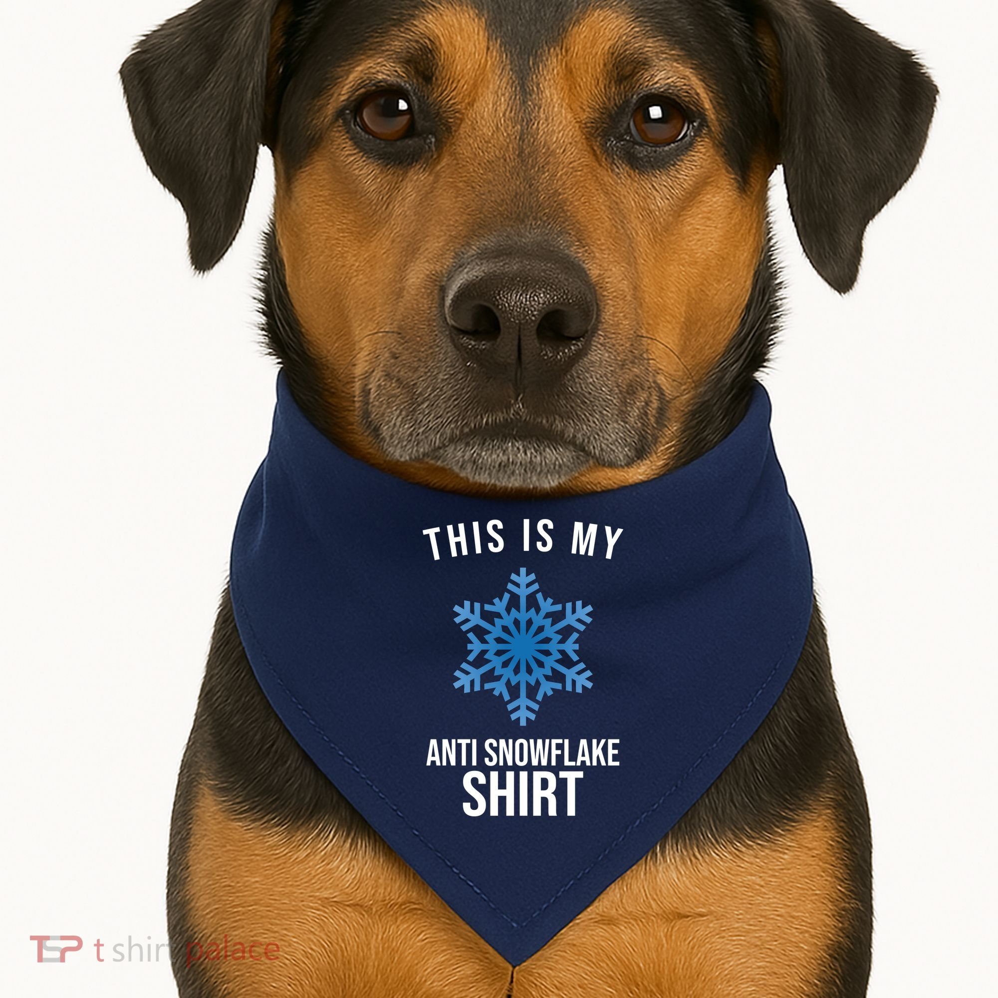 This Is My Anti Snowflake Shirt Winter USA-Made Doggie Bandana