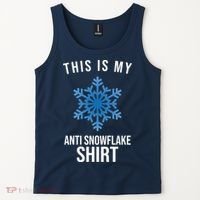 This Is My Anti Snowflake Shirt Winter Tank Top thumb 2