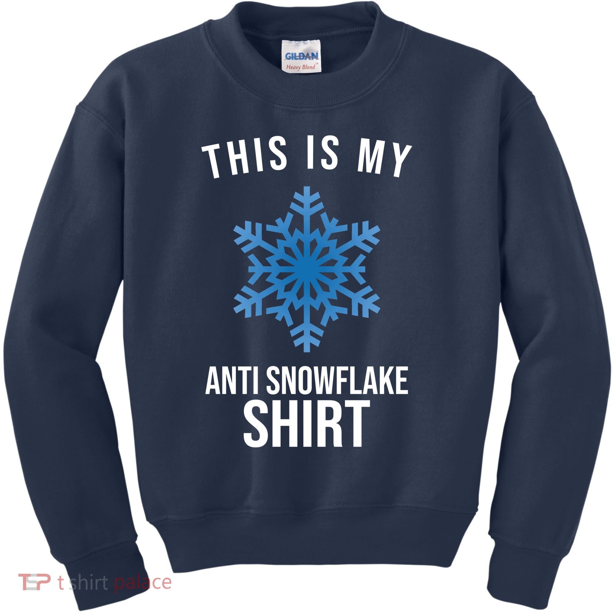 This Is My Anti Snowflake Shirt Winter Kids Sweatshirt