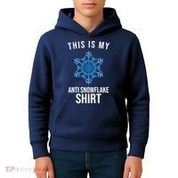 This Is My Anti Snowflake Shirt Winter Kids Hoodie thumb 4