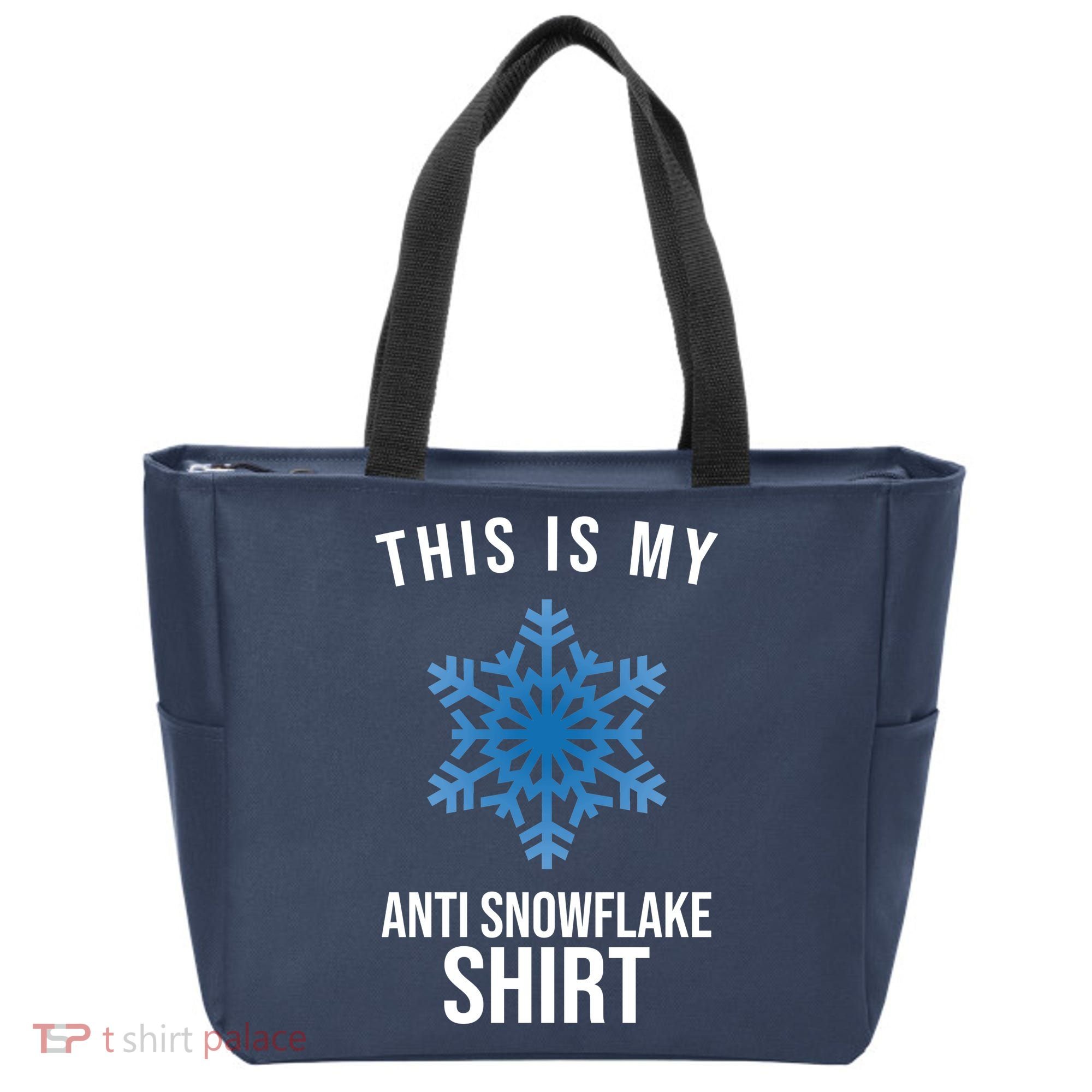 This Is My Anti Snowflake Shirt Winter Tote Bag