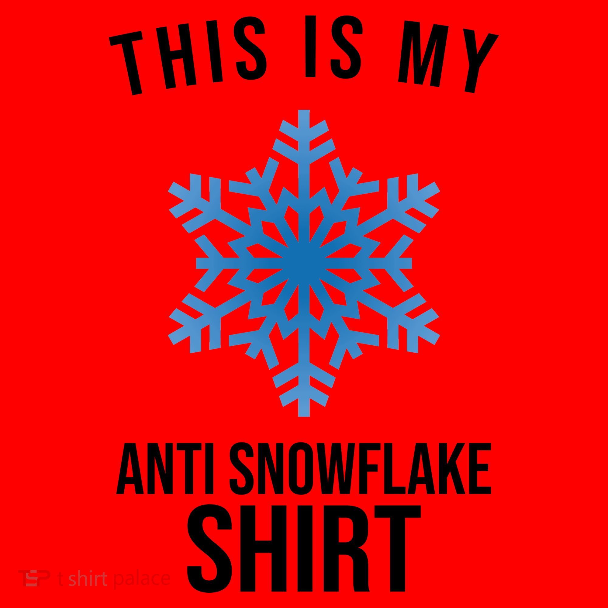 This Is My Anti Snowflake Shirt Winter Santa Hat