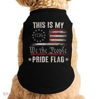 This Is My Pride Flag 1776 American 4th Of July Patriotic Doggie Tank thumb 0