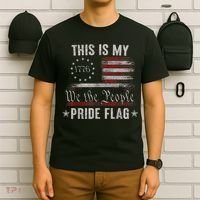 This Is My Pride Flag 1776 American 4th Of July Patriotic T-Shirt thumb 6