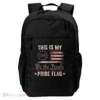 This Is My Pride Flag 1776 American 4th Of July Patriotic Backpack thumb 0
