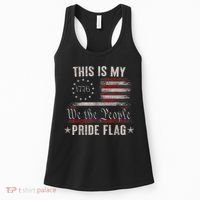 This Is My Pride Flag 1776 American 4th Of July Patriotic Women's Tank Top thumb 0