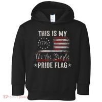This Is My Pride Flag 1776 American 4th Of July Patriotic Toddler Hoodie thumb 0