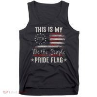 This Is My Pride Flag 1776 American 4th Of July Patriotic Tank Top thumb 0