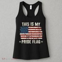 This Is My Pride Flag Usa American 4th Of July Patriotic Women's Tank Top thumb 3