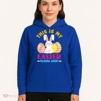 This Is My Easter Pajama Funny Gift Cute Easter Bunny Easter Eggs Gift Hoodie thumb 5