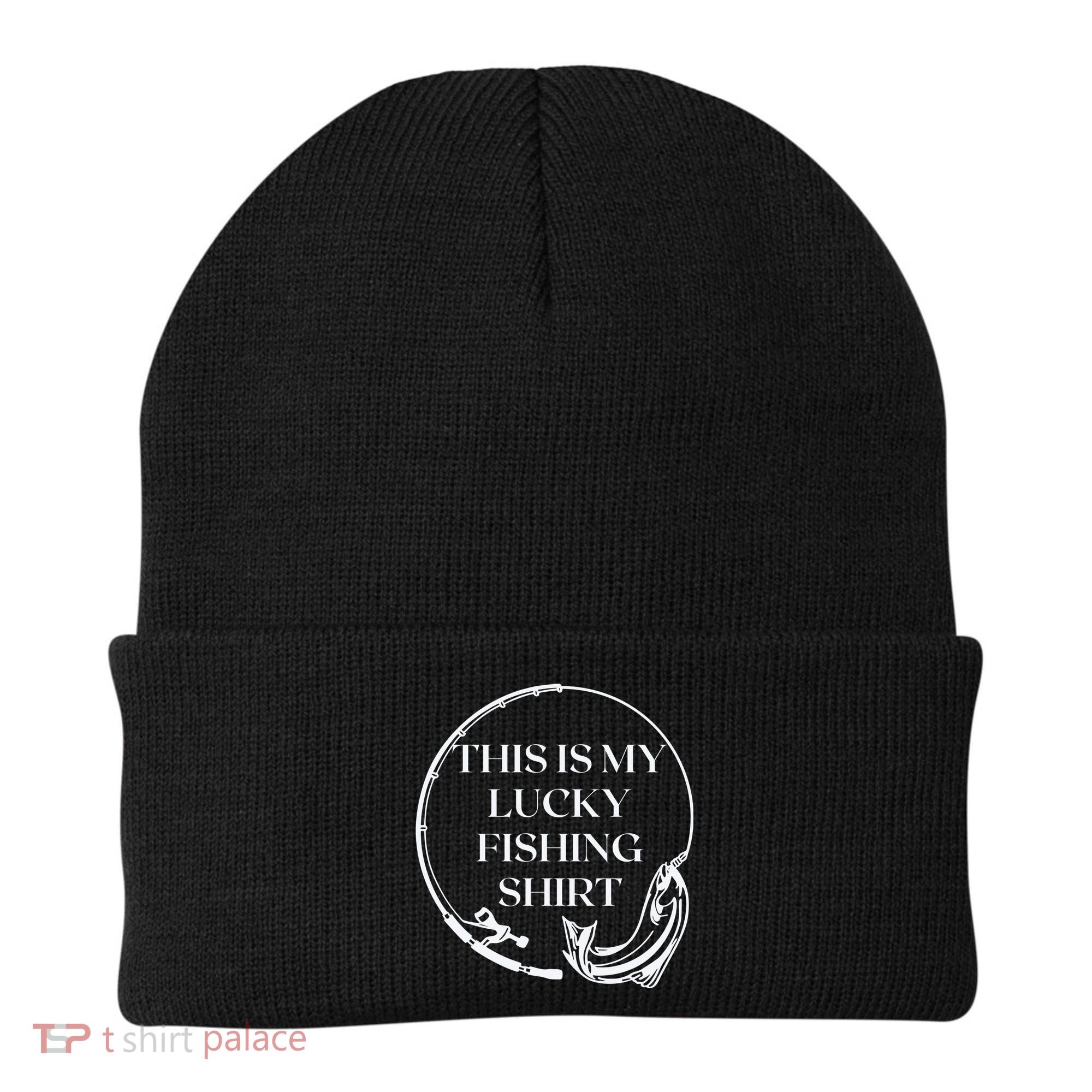 This Is My Lucky Fishing Shirt Beanie