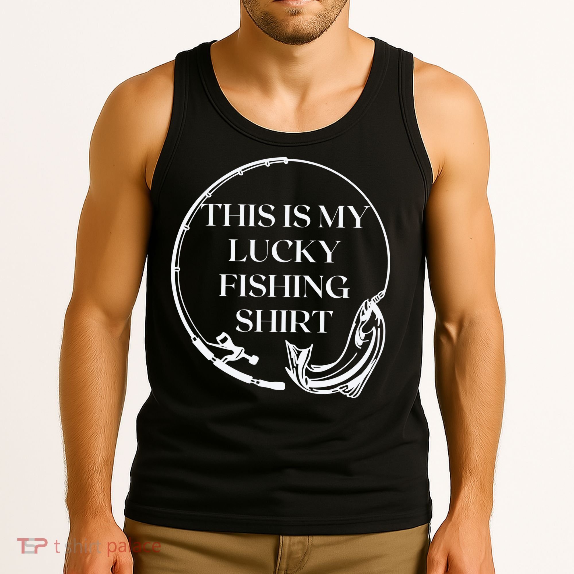 This Is My Lucky Fishing Shirt Tank Top