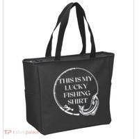 This Is My Lucky Fishing Shirt Tote Bag thumb 2