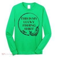 This Is My Lucky Fishing Shirt Long Sleeve Shirt thumb 0