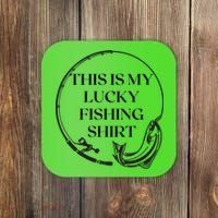 This Is My Lucky Fishing Shirt Coaster thumb 0