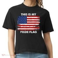 This Is My Pride Flag USA American Comfort Colors Boxy T-Shirt thumb 0