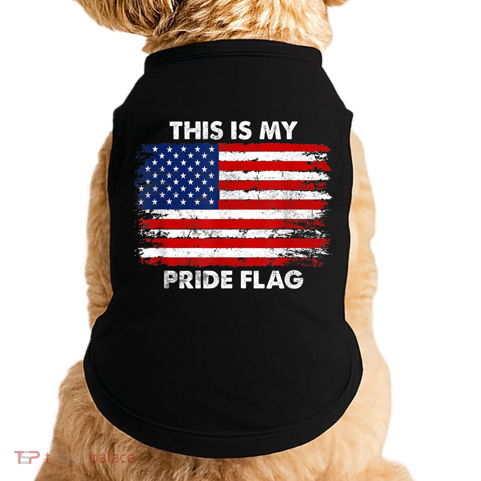 This Is My Pride Flag USA American Doggie Tank