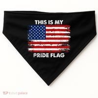 This Is My Pride Flag USA American USA-Made Doggie Bandana thumb 0
