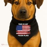 This Is My Pride Flag USA American USA-Made Doggie Bandana thumb 1