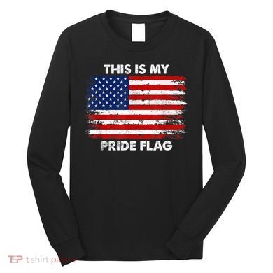 This Is My Pride Flag USA American Long Sleeve Shirt