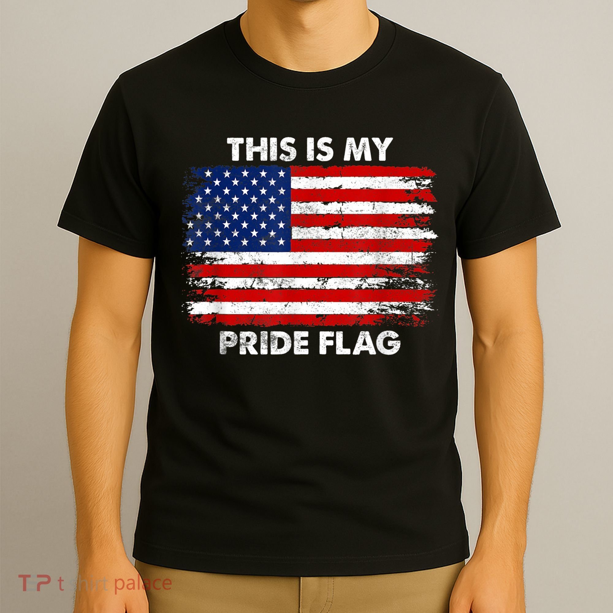 This Is My Pride Flag USA American T-Shirt