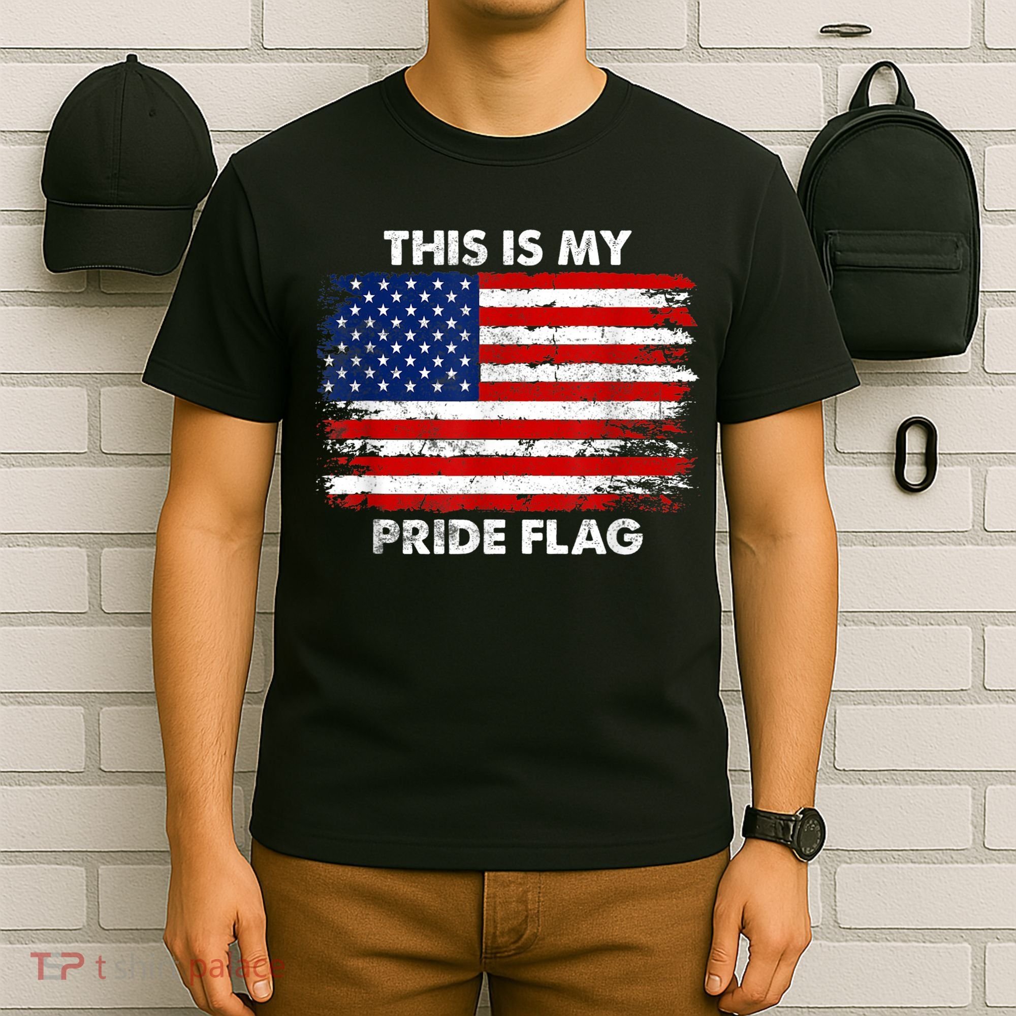 This Is My Pride Flag USA American T-Shirt