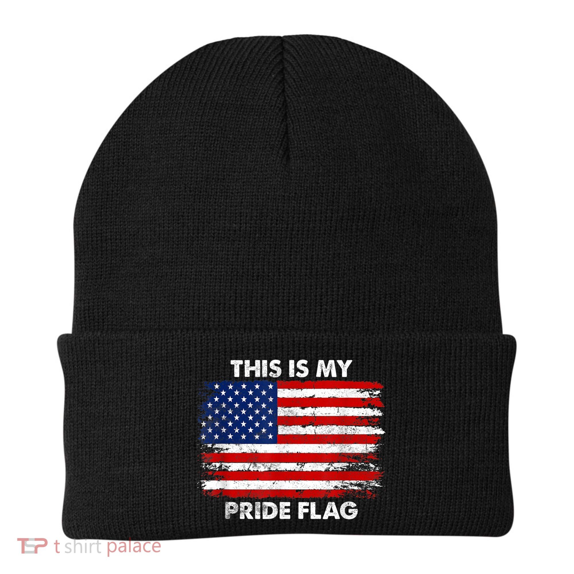 This Is My Pride Flag USA American Beanie