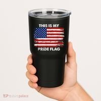 This Is My Pride Flag USA American Tumbler thumb 2