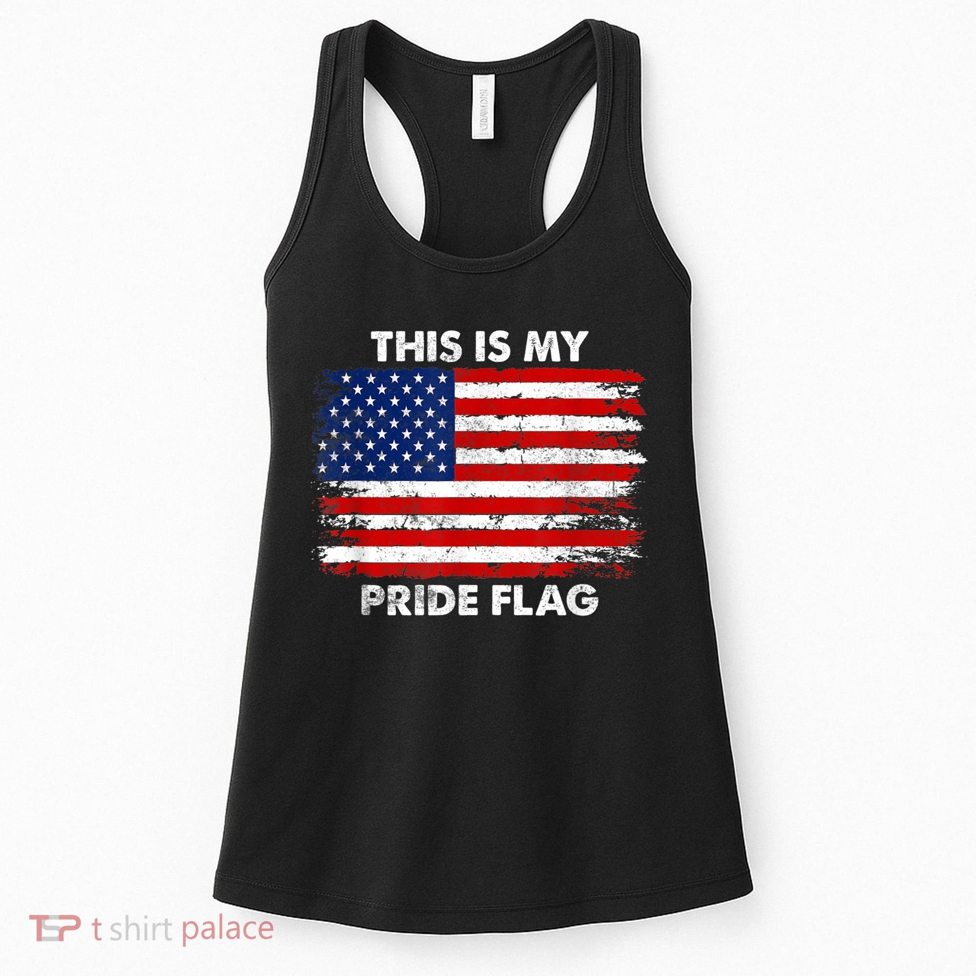 This Is My Pride Flag USA American Women's Tank Top