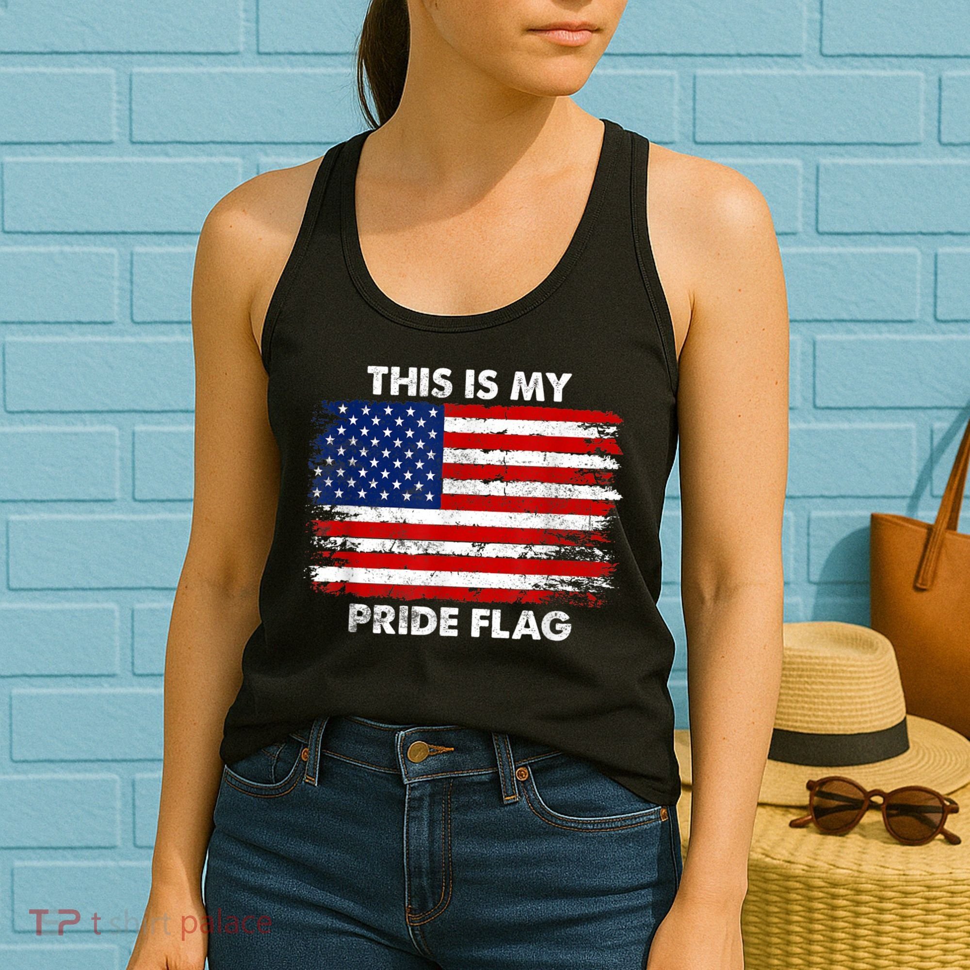 This Is My Pride Flag USA American Women's Tank Top