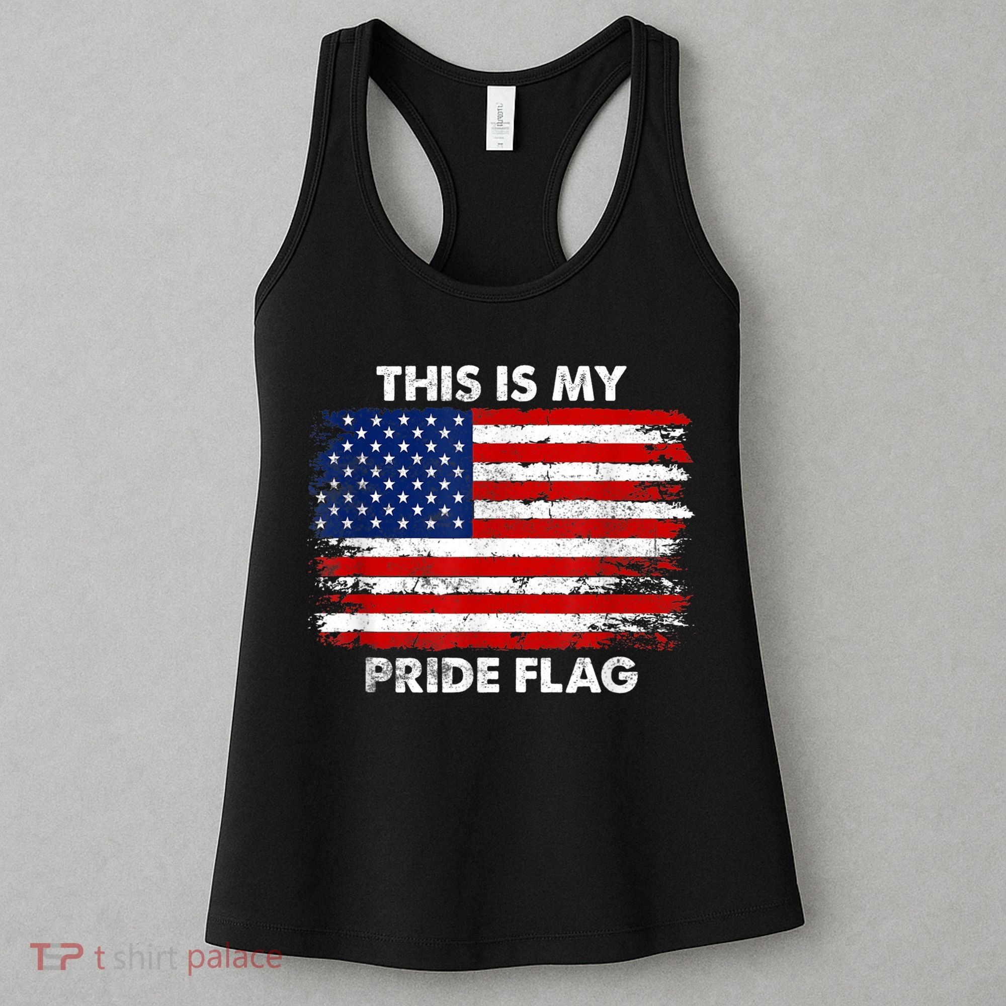This Is My Pride Flag USA American Women's Tank Top