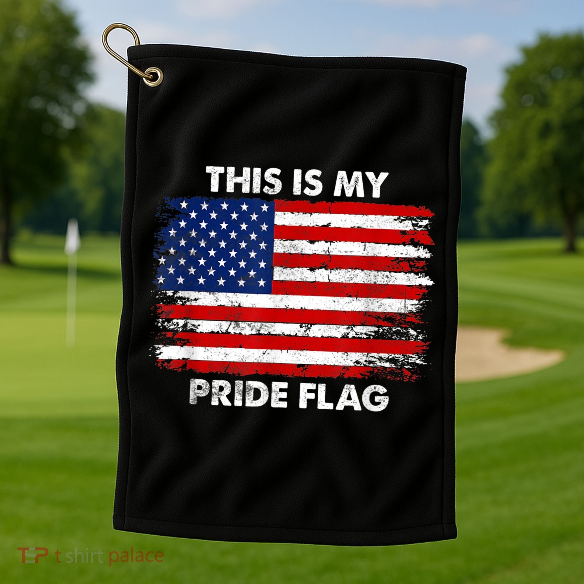 This Is My Pride Flag USA American Golf Towel