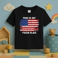 This Is My Pride Flag USA American Toddler T-Shirt thumb 3
