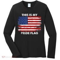This Is My Pride Flag USA American Women's Long Sleeve Shirt thumb 0