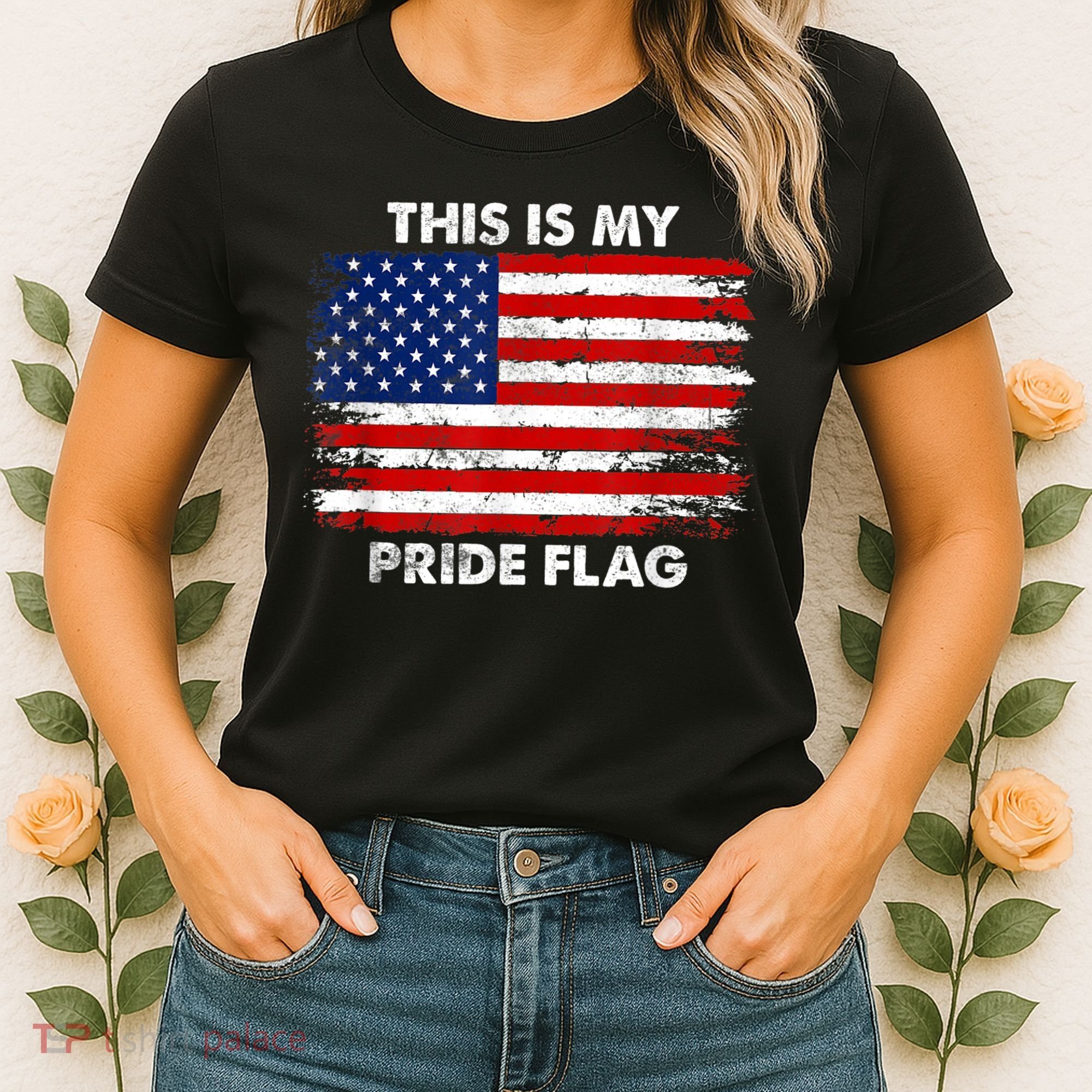 This Is My Pride Flag USA American Women's T-Shirt