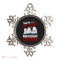 This Is My Scary Hairstylist Costume Funny Halloween Ghosts Ornament thumb 0