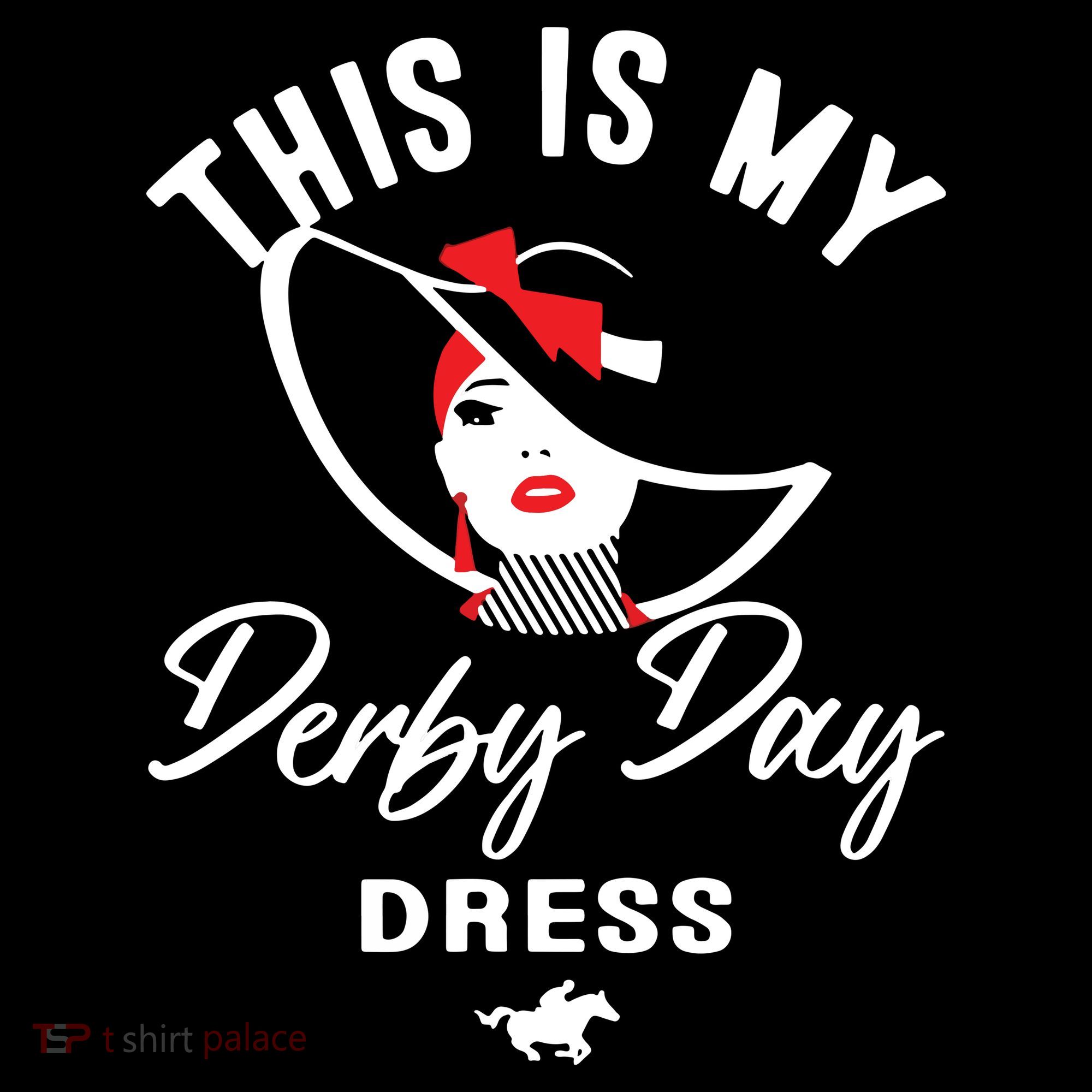 This Is My Derby Day Dress Women's Hoodie