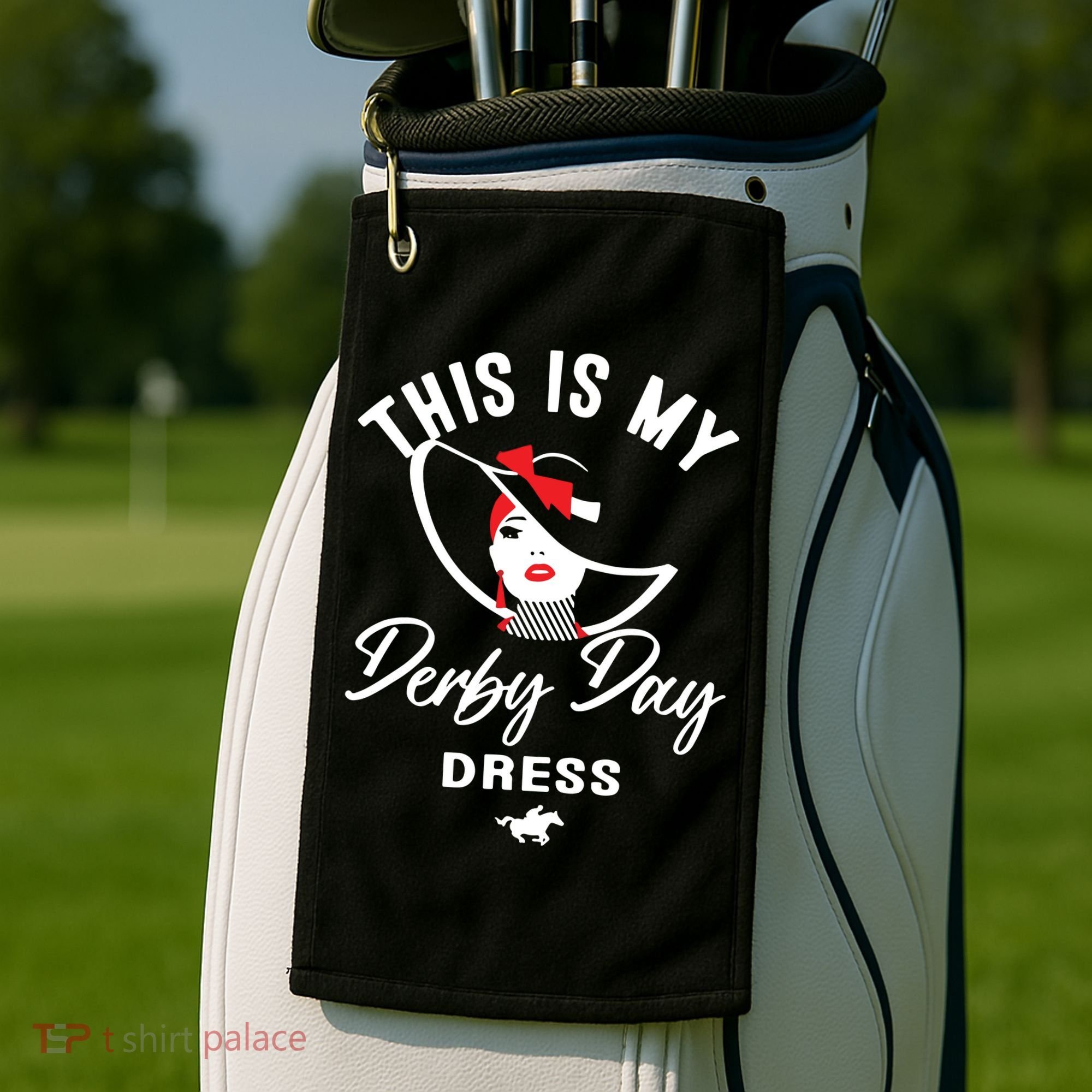 This Is My Derby Day Dress Golf Towel