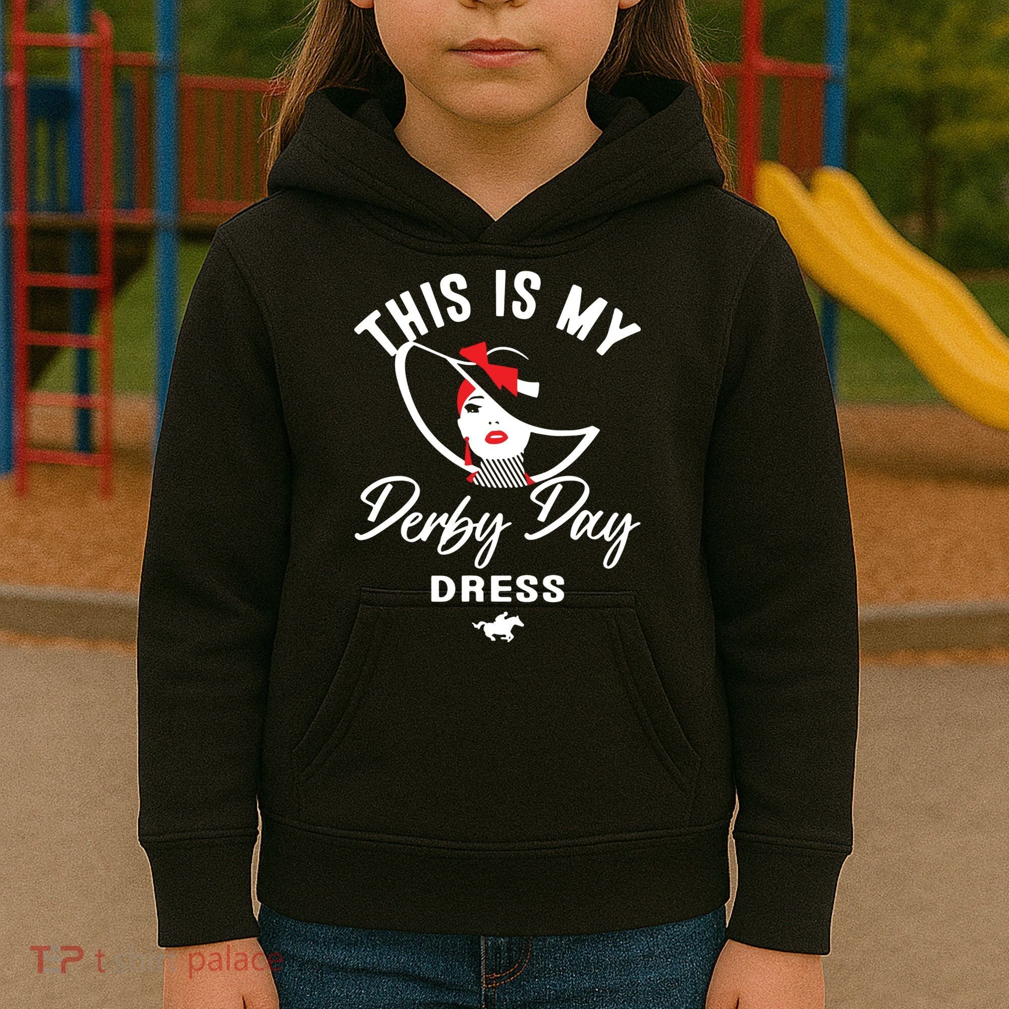 This Is My Derby Day Dress Kids Hoodie