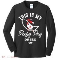 This Is My Derby Day Dress Kids Long Sleeve Shirt thumb 0