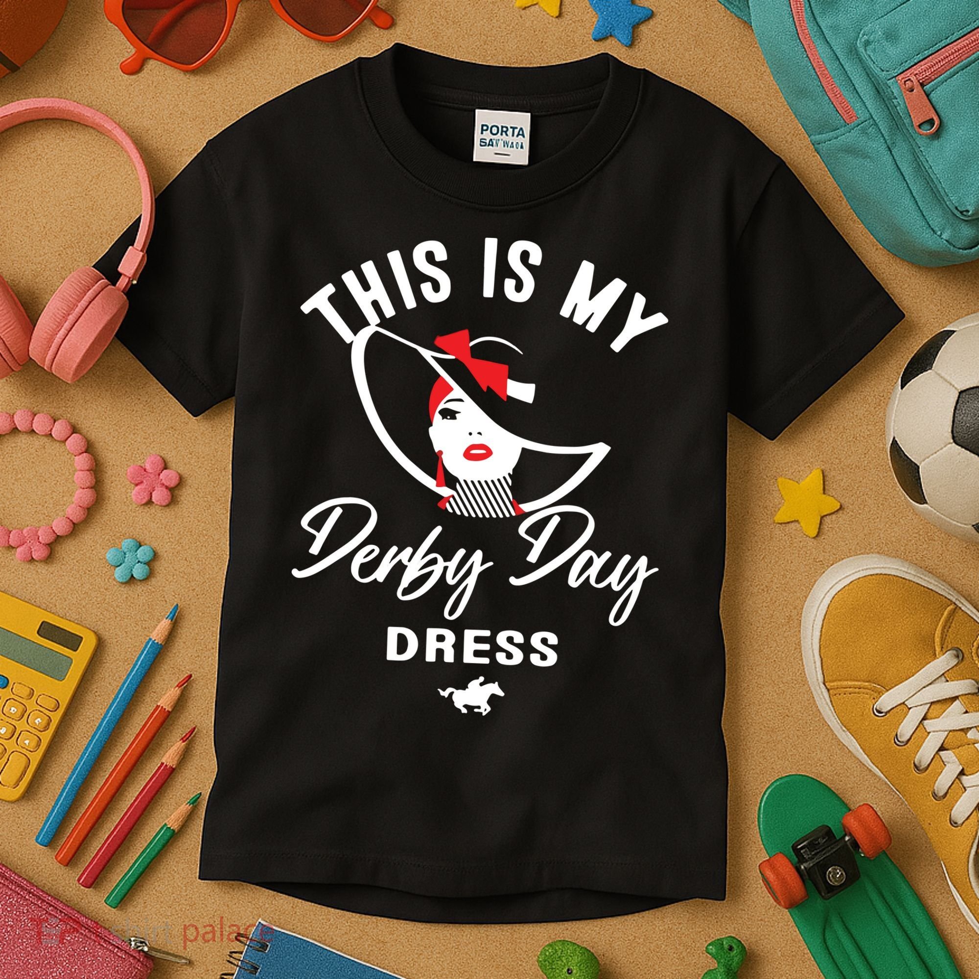 This Is My Derby Day Dress Kids T-Shirt