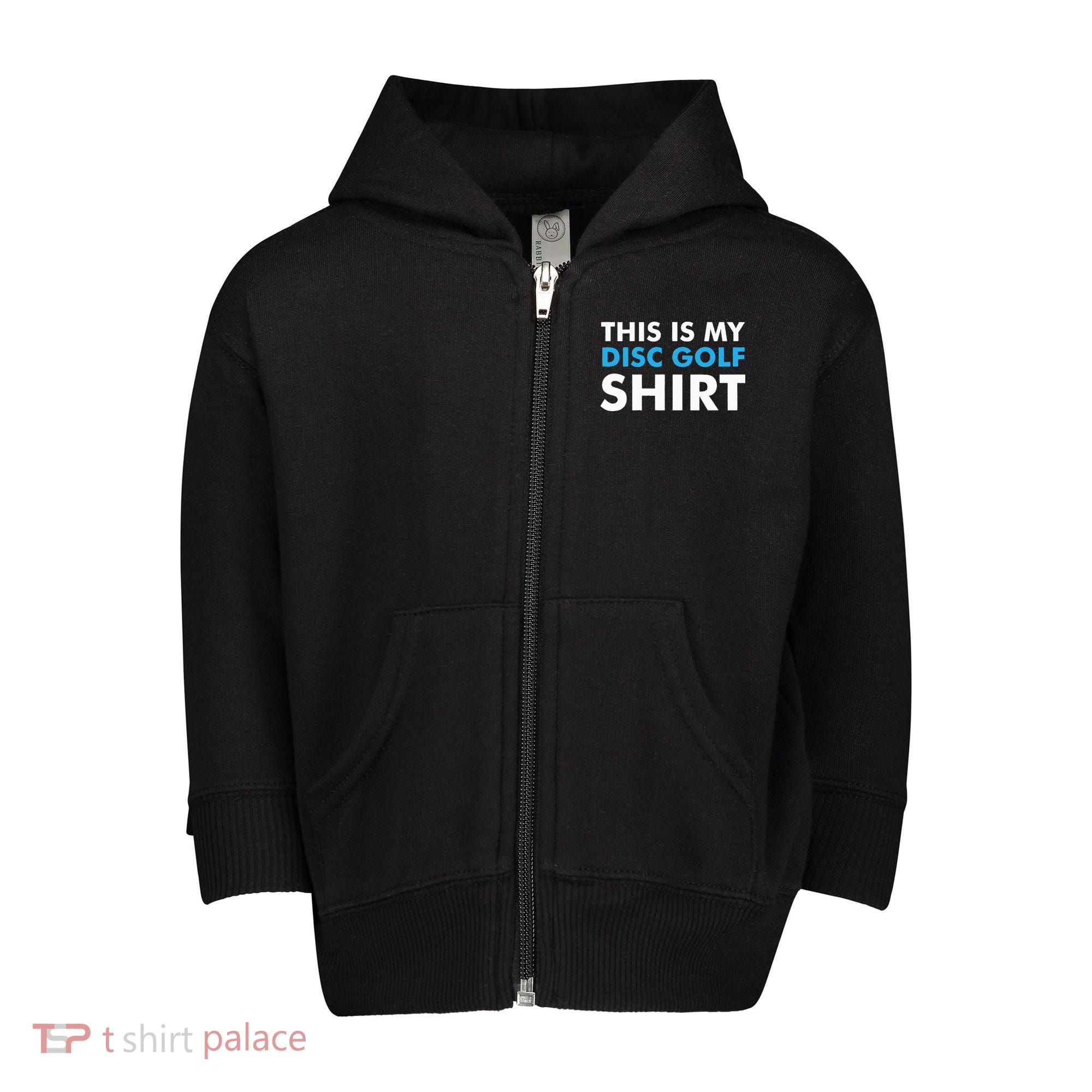 This is my Disc Golf for Disc Golf Course Toddler Zip Fleece Hoodie