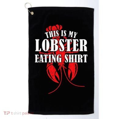 This is My Lobster Eating Lobster  Golf Towel