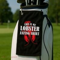 This is My Lobster Eating Lobster  Golf Towel thumb 2