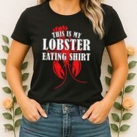 This is My Lobster Eating Lobster  Women's T-Shirt thumb 2