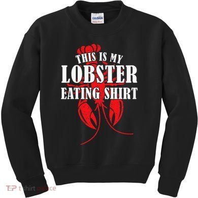 This is My Lobster Eating Lobster  Kids Sweatshirt