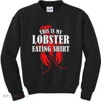 This is My Lobster Eating Lobster  Kids Sweatshirt thumb 0